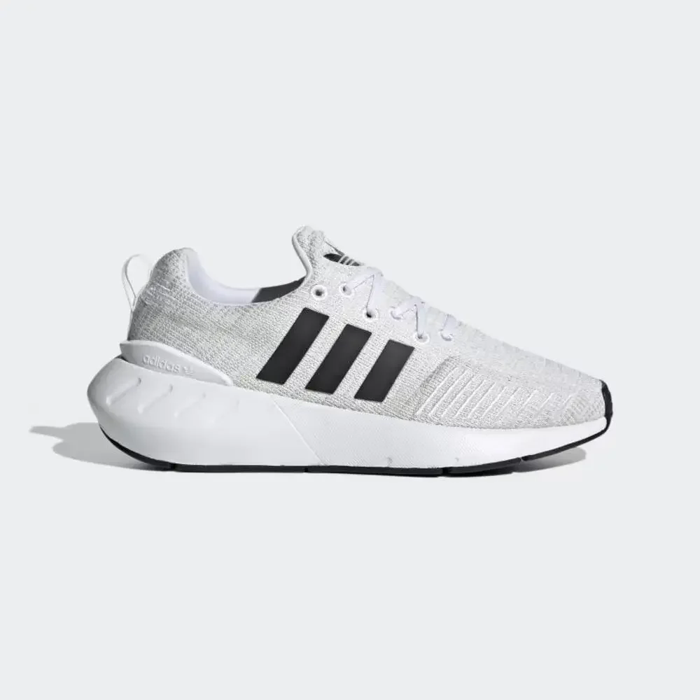Adidas Swift 22 GW8179 Sneakers Boys US 6 White Black Running Shoes GAL1507